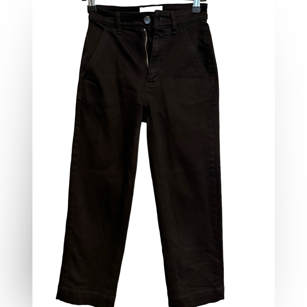 Everlane the Wide Leg Crop Pant Short NWOT in BLACK
